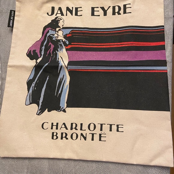 Out of print Jane Eyre / Charlotte Brontë tote bag. - Picture 1 of 2